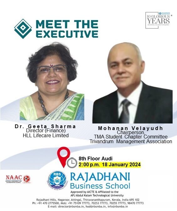 Meet the Executive – A coffee with Corporate leader